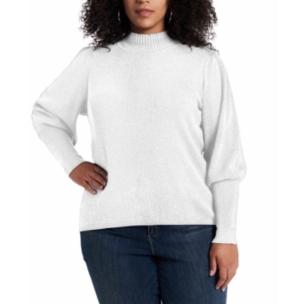1.STATE Trendy Balloon-Sleeve Sweater Womens size 3X
